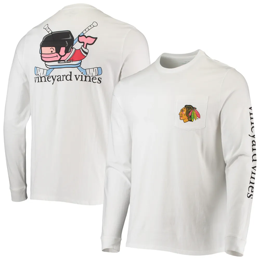 Men's Fanatics Branded White Chicago Blackhawks Team Pride Logo T-Shirt