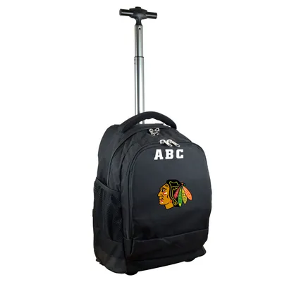 Chicago Blackhawks MOJO 19'' Personalized Premium Wheeled Backpack