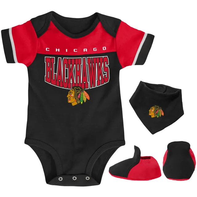 Newborn & Infant Mitchell & Ness Royal/Red Buffalo Bills Throwback Bodysuit Bib & Booties Set