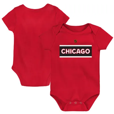 Chicago Blackhawks Newborn Special Edition 2.0 Primary Logo Bodysuit - Red