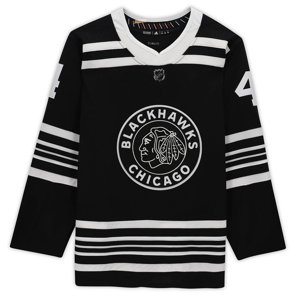 Seth Jones Black Chicago Blackhawks Autographed adidas Alternate Authentic Jersey