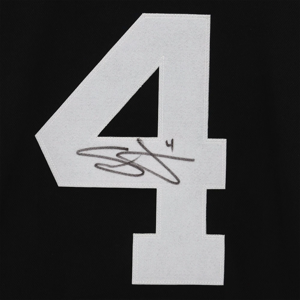 Seth Jones Black Chicago Blackhawks Autographed adidas Alternate Authentic Jersey
