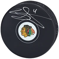 Seth Jones Chicago Blackhawks Autographed Hockey Puck