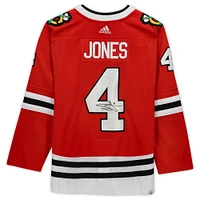 Maillot authentique adidas autographié par Seth Jones des Chicago Blackhawks