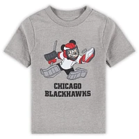 Toddler Red/Heather Gray Chicago Blackhawks Two-Pack Disney Offense Only T-Shirt Set