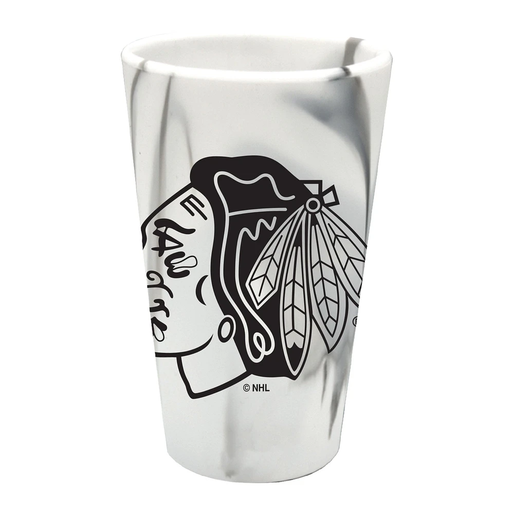 WinCraft Chicago Blackhawks 16oz. Verre à pinte en silicone à la mode