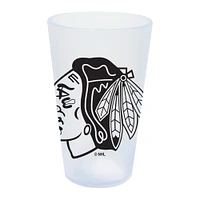 WinCraft Chicago Blackhawks 16oz. Verre à pinte en silicone Icicle