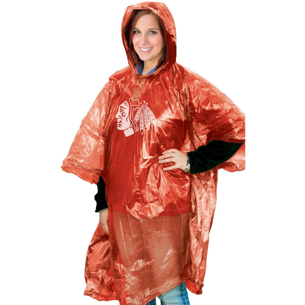 WinCraft Chicago Blackhawks Logo - Rain Poncho