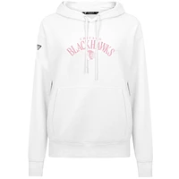 Sweat à capuche blanc pour femme Chicago Blackhawks avec imprimé Mother's Day Adorn