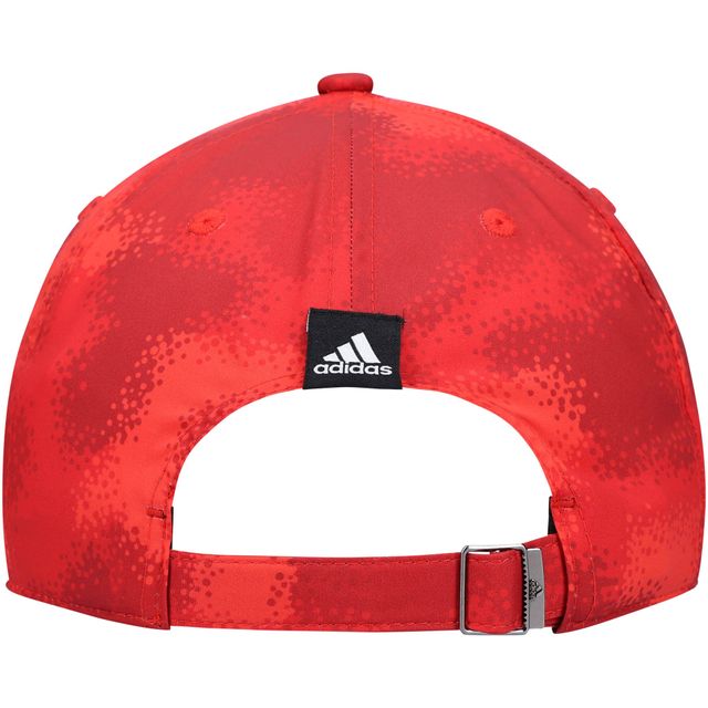 Casquette ajustable camouflage Slouch Chicago Blackhawks adidas rouge pour femme