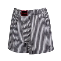 Women's Concepts Sport  Charcoal Chicago Blackhawks Two-Pack Boxer Shorts Set
