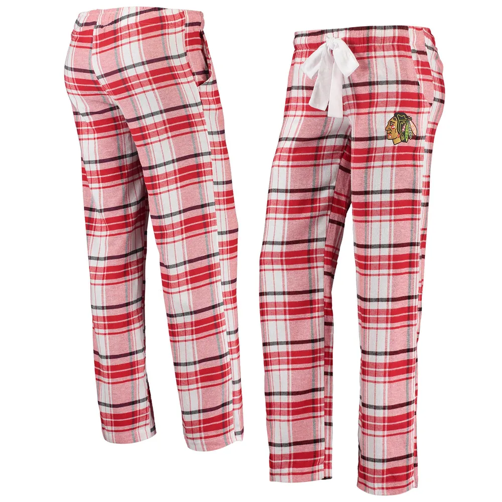 Chicago Blackhawks Women's Red Cotton Pajama Pants Large