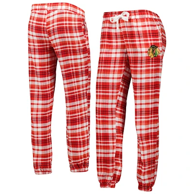 Pantalon en flanelle Mainstay des Blackhawks de Chicago Concepts Sport pour femmes, rouge