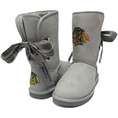 Women's Cuce Chicago Blackhawks Champion Ribbon Boots