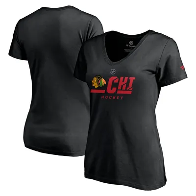 Chicago Bears Fanatics Branded Women's City Pride Team V-Neck T-Shirt -  Black