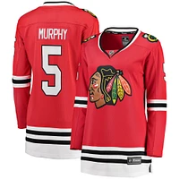 Maillot de joueur échappé des Blackhawks Chicago Fanatics Connor Murphy rouge pour femmes