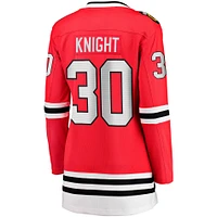 Women's Fanatics Spencer Knight Red Chicago Blackhawks Home Breakaway Player Jersey