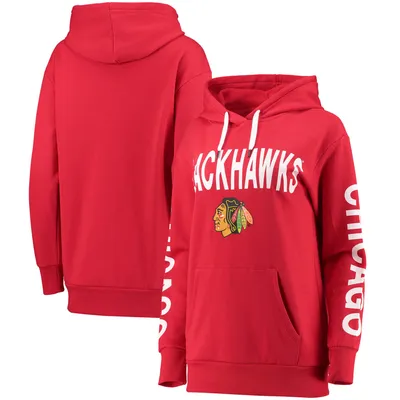 Chicago Blackhawks G-III 4Her by Carl Banks Women's Extra Inning Pullover Hoodie - Red