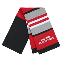 Women's WEAR by Erin Andrews Chicago Blackhawks Stripe Glove & Scarf Set