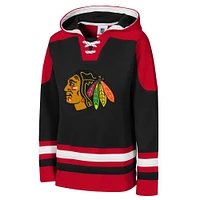 Sweat à capuche col en V pour jeunes Chicago Blackhawks Ageless Must Have Home