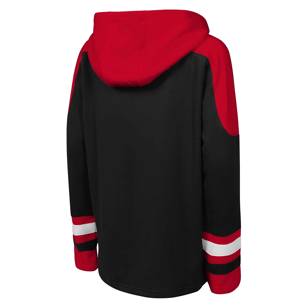 Sweat à capuche col en V pour jeunes Chicago Blackhawks Ageless Must Have Home