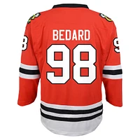 Youth Connor Bedard Red Chicago Blackhawks Home Replica Player Jersey