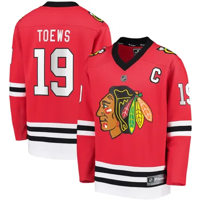 OUTERSTUFF Chicago Blackhawks Jonathan Toews Replica Jersey Youth Hockey  NHL