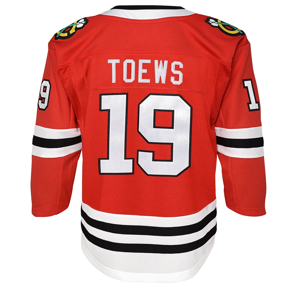 Jeune Jonathan Toews Red Chicago Blackhawks Home Premier Player - Maillot