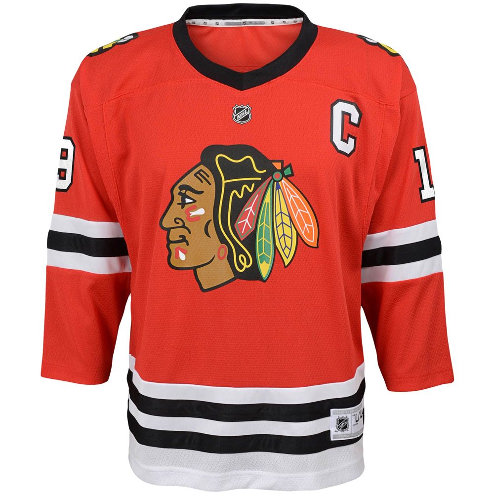 Youth Jonathan Toews Red Chicago Blackhawks Home Replica Player - Jersey