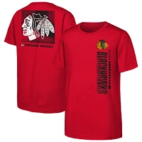 Youth  Red Chicago Blackhawks Atmosphere T-Shirt