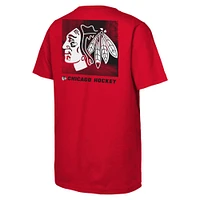 Youth  Red Chicago Blackhawks Atmosphere T-Shirt