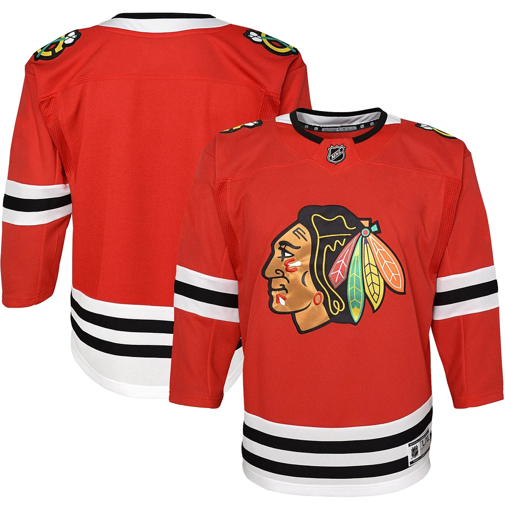 Maillot rouge Chicago Blackhawks Premier pour jeune