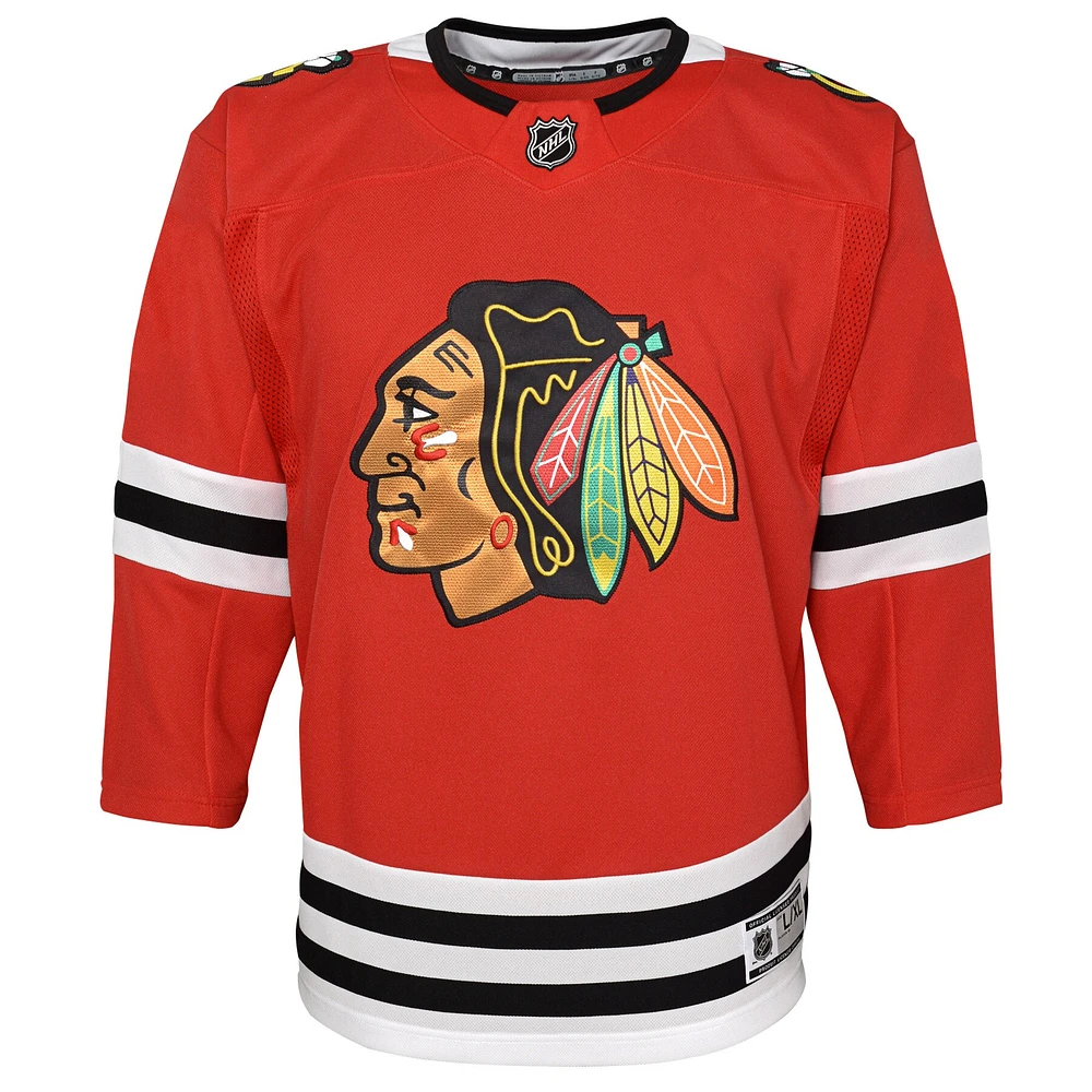 Maillot rouge Chicago Blackhawks Premier pour jeune