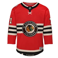 Youth Taylor Hall Red Chicago Blackhawks 2025 NHL Winter Classic Premier Player Jersey