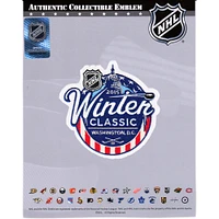 Écusson de maillot de l'emblème national de la Classique d'hiver de la LNH 2015 des Blackhawks de Chicago contre les Capitals de Washington