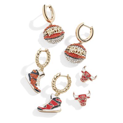 Women's Baublebar Gold Cleveland Browns Team Earrings Set