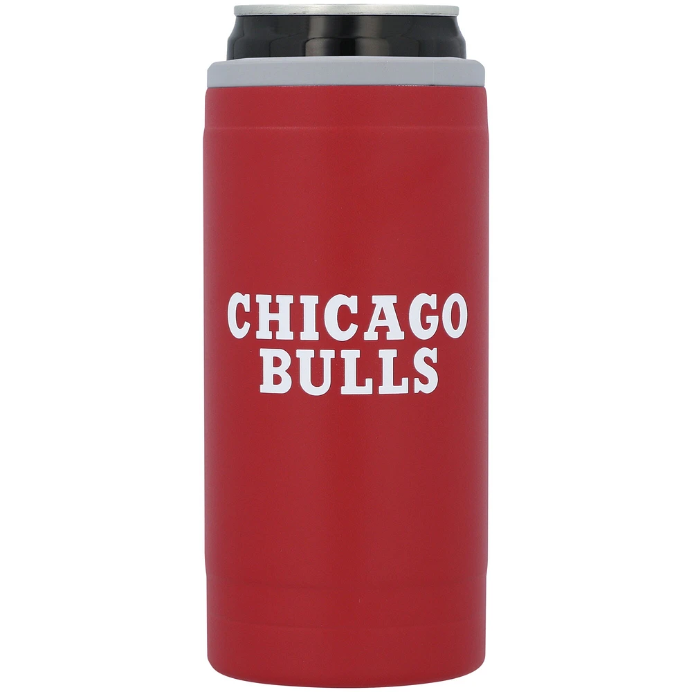 Bulls de Chicago 12 oz. Flipside Powdercoat Slim Refroidisseur de canettes