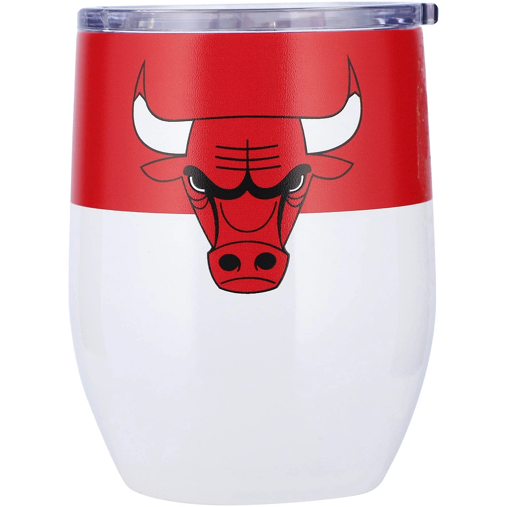 Bulls de Chicago 16 oz. Gobelet incurvé en acier inoxydable Colorblock