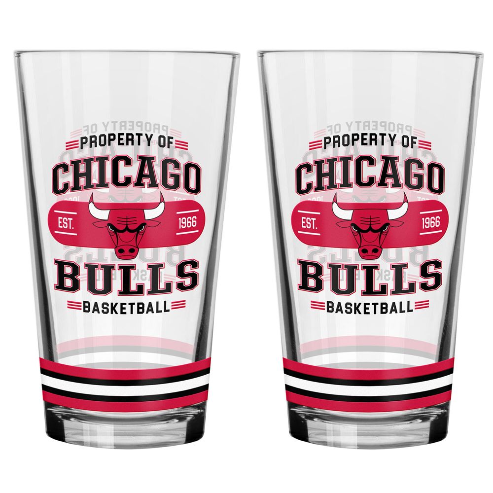 Chicago Bulls 2-Piece Mixing Glass Set