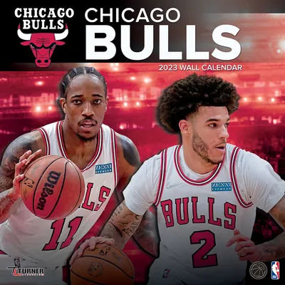 Chicago Bulls 2023 12" x 12" Team Wall Calendar