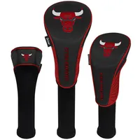 Chicago Bulls Driver Fairway Hybrid Ensemble de trois couvre-bois