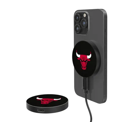 Chicago Bulls Solid Design 10-Watt Wireless Magnetic Charger