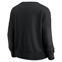 Sweat-shirt surdimensionné noir Fanatics Chicago Bulls Game Day