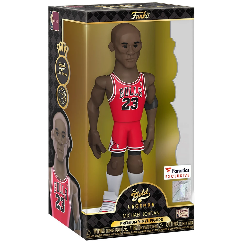 Funko Michael Jordan Chicago Bulls Fanatics Exclusive 12in. Pop! Premium Vinyl GOLD Figure