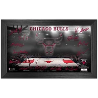 Highland Mint Chicago Bulls 12" x 20" Framed 2022/23 Signature Court Photo