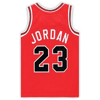 Maillot authentique Mitchell & Ness Michael Jordan rouge Chicago Bulls 1984/85 Hardwood Classics