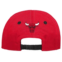 Casquette souple My First Tail Sweep Flex pour bébé Red Chicago Bulls