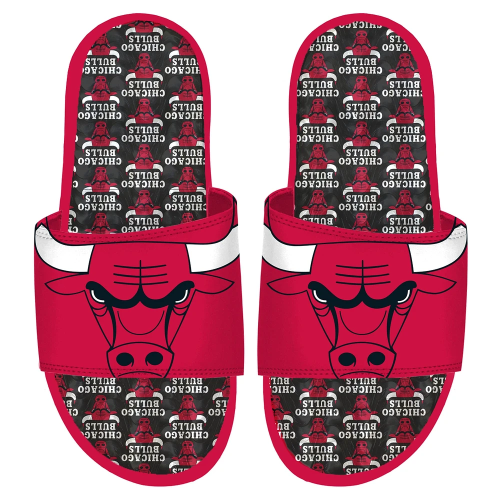 ISlide Chicago Bulls Team Pattern Sandales à glissière en gel