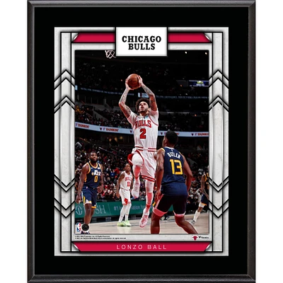 Plaque de joueur sublimée Lonzo Ball Chicago Bulls 10,5'' x 13''