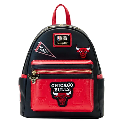 Loungefly Chicago Bulls Patches Mini sac à dos